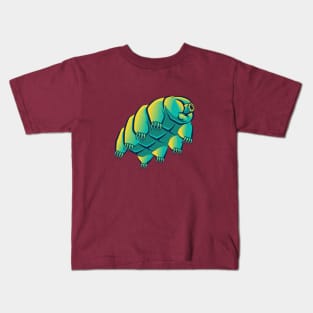 Tardigrade with Halftone Shading Kids T-Shirt